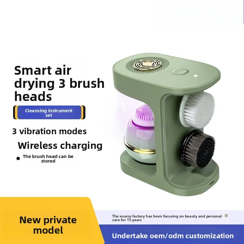 Hot Selling Face Wash Apparatus Electric Silicone Cleansing Brush Pore Cleaner Facial Massage Beauty Apparatus Cleanser