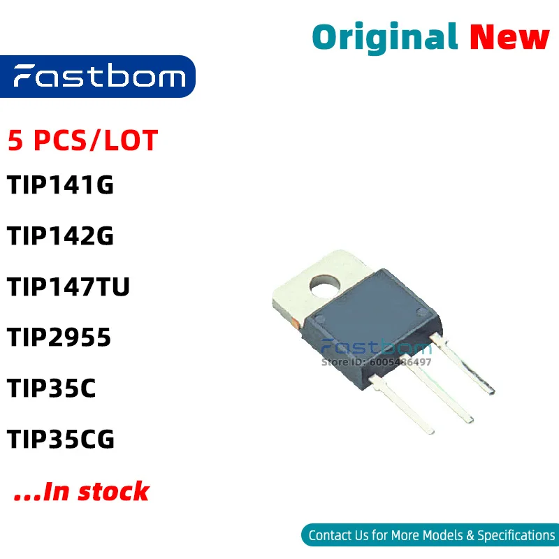 TIP141G TIP2955 TIP35C TIP35CG TIP142G TIP147TU TO-247-3 NPN TR TRANSISTOR New Original
