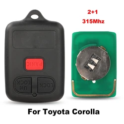 Jingyuqin Chiave A Distanza Dell'automobile Smart Card Chiave Per Auto Fob 315MHZ Per Toyota Corolla 2 pulsanti più 1 pulsanti