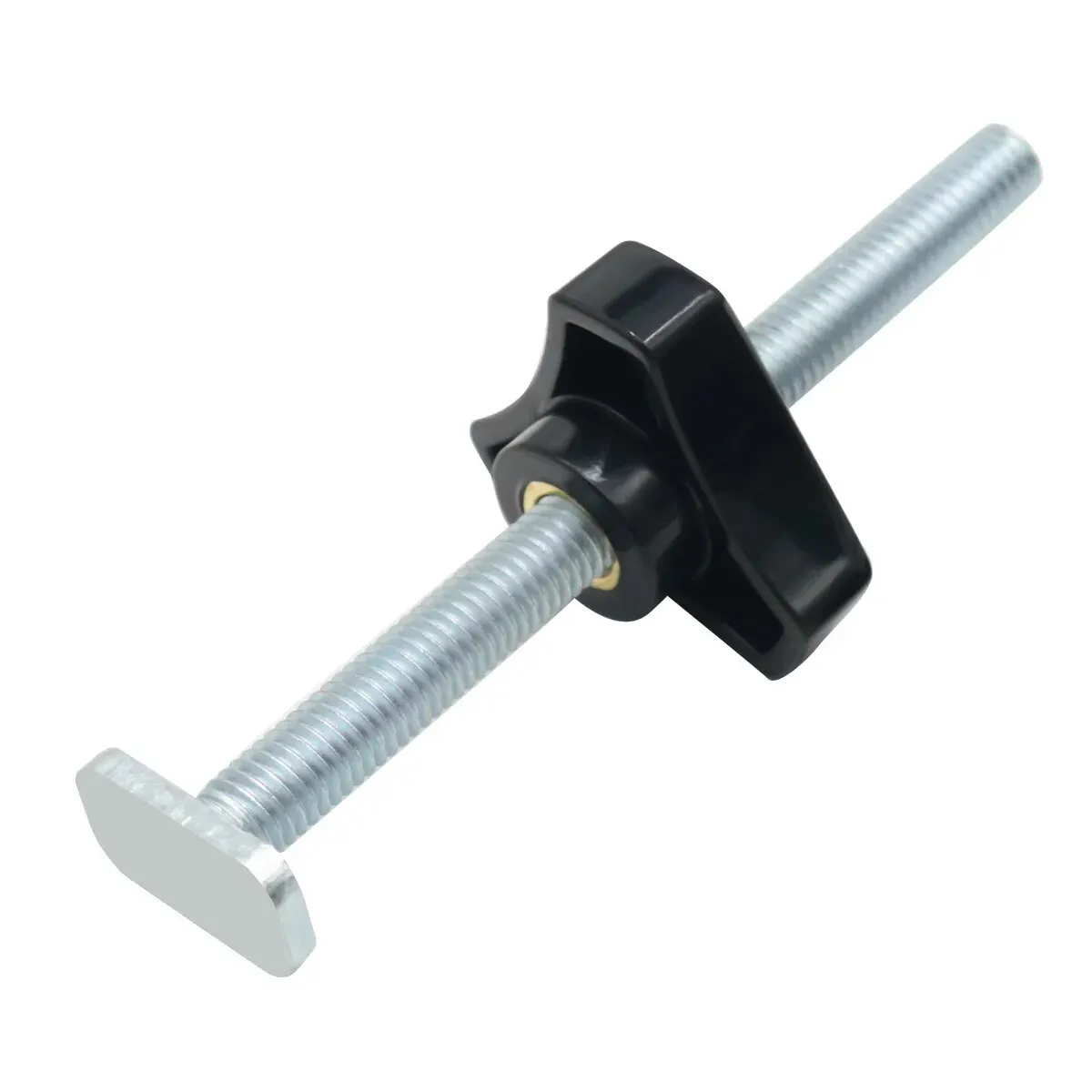10/16Pcs T Bolt Knob Kit - Miter Track Sliding Nut T-Slider T Slot T Bolt and Nut Set - T Screw and Plastic Knob Nut