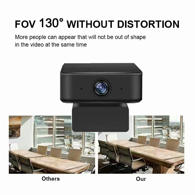 2MP 1080p 360Degree AI Face Auto Tracking USB Webcam Wide Angle Video Camera For Online Boardcast Video Conference Education