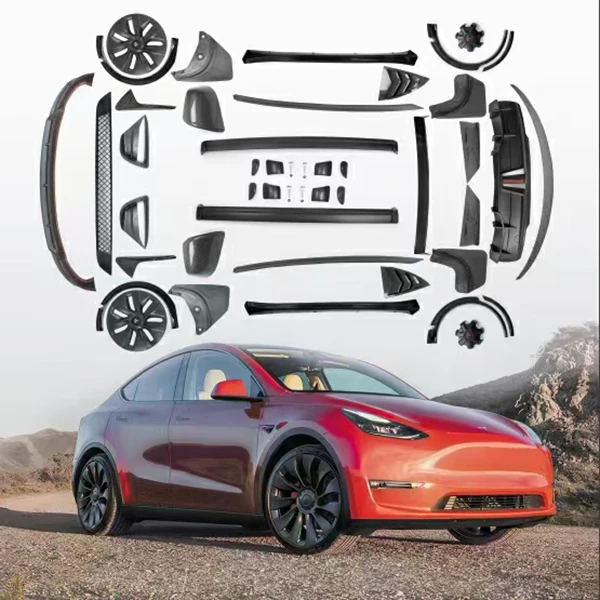 テスラ モデルY ジュニパー 2025 2026 リアバンパースポイラーリップ
