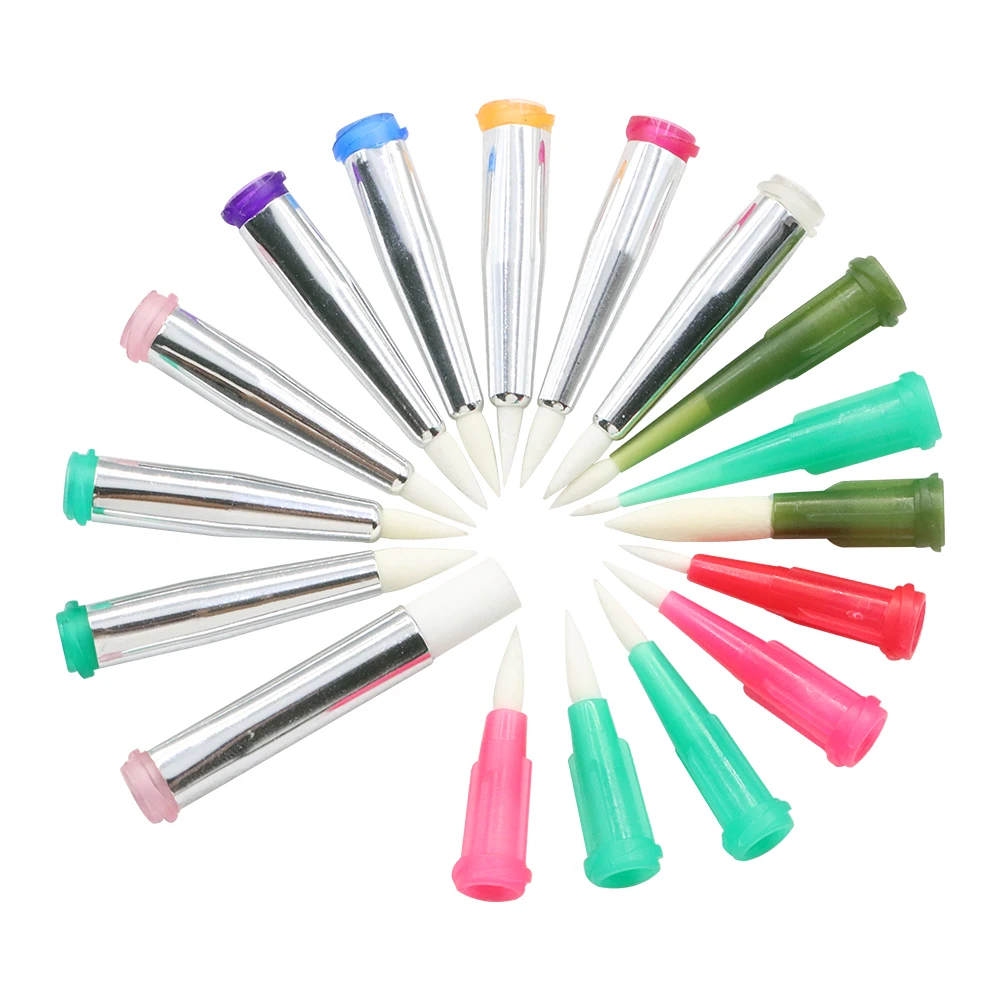 5pcs 14-25G Sponge Brush Needle Dispensing Needle Glue Needle Precision Dispenser Glue Coating Needle