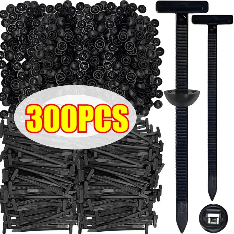 التعادل كليب سيارة النايلون العالمي رباط للكابل مشبك البلاستيك الشفاه سستة الأشرطة الثقيلة الذاتي قفل قوس لقط العصابات