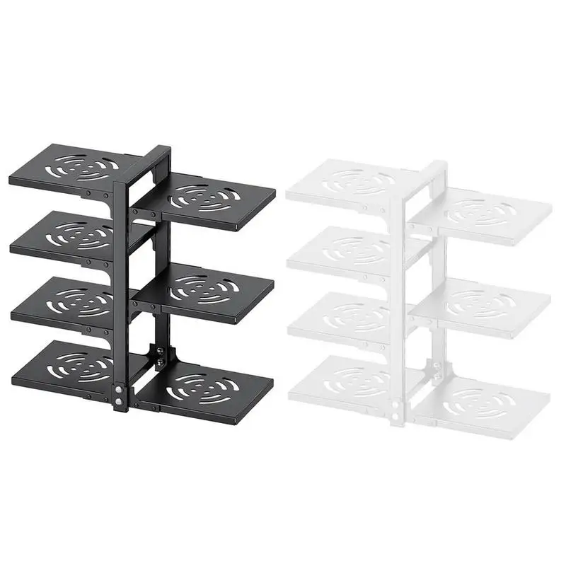 

Pot And Pan Rack Stainless Steel Pot Rack Multi-Layer Holder Adjustable Storage Organizer Cookware Rack Holder For Kitchen