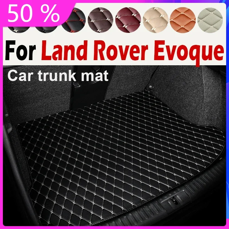 Car trunk mat for Land Rover Evoque SUV Four doors/Two doors 2012 2013 2014 2015 cargo liner carpet interior accessories cover