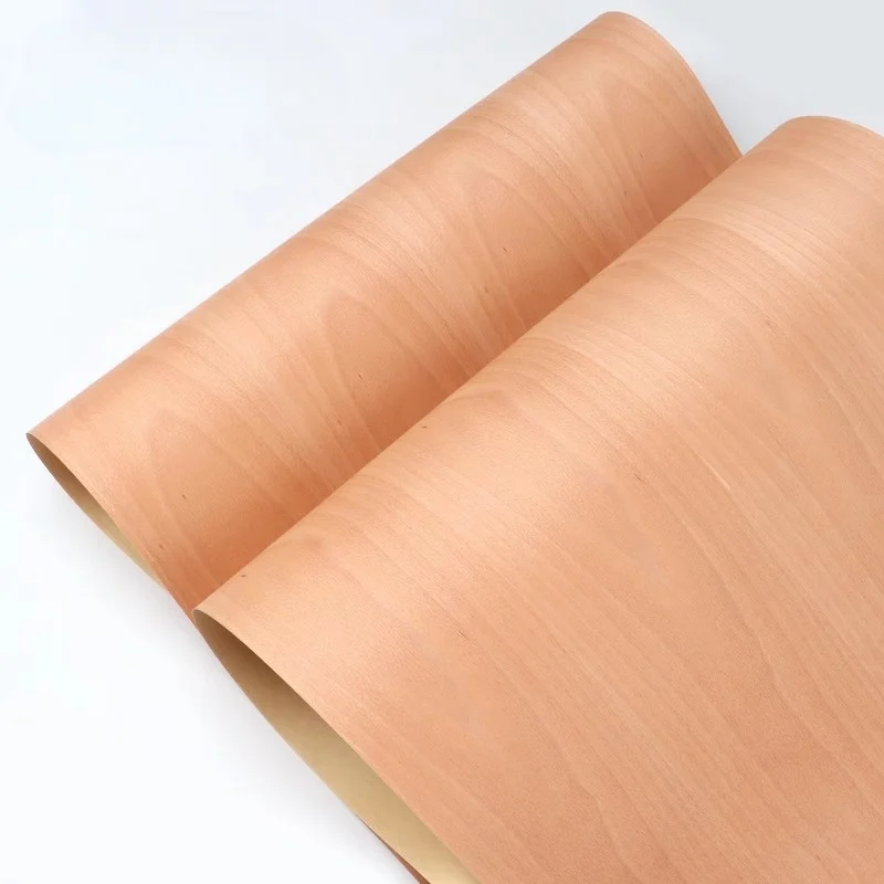 L:2.5Meters Width:55cm T:0.25mm Wood Veneer For Furniture Natural Wood Veneer Furniture Veneer Made Of Beech Wood