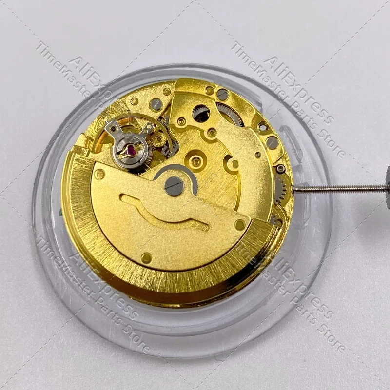 China Nanning Machinery Movement 2813 8200 8215 Gold Double Calendar Movement Watch Movement Accessories