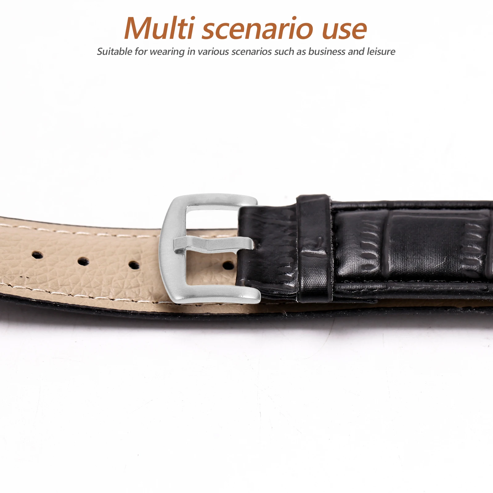

4pcs Stainless Steel Strap Buckle Clasp Replacement Durable Band Parts for Smartwatch Man Four-Pin Buckle Accessories Clasps