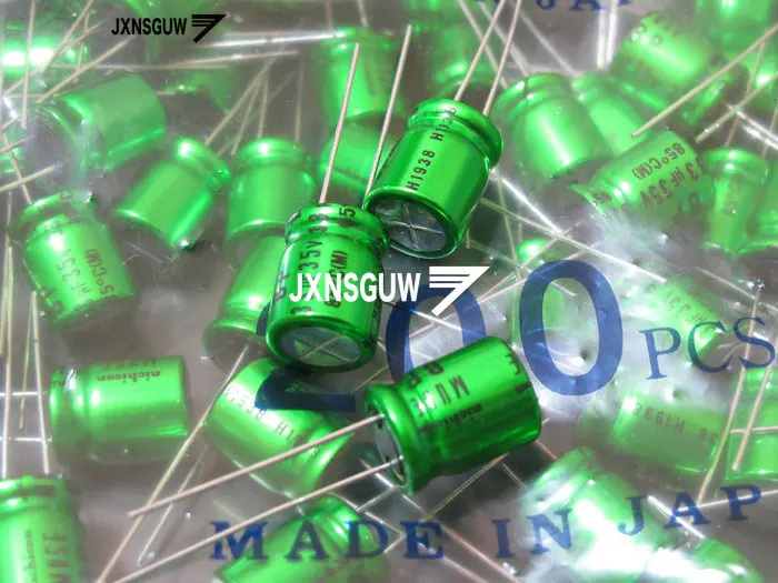 

10PCS NICHICON MUSE BP 35V33UF 10X12.5MM Green Non Polar 33UF/35V Audio Electrolytic Capacitor ES 33UF 35V MUSE-BP