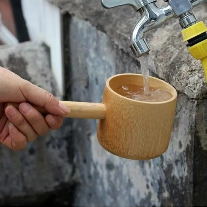 Bamboo water spoon household watering flowers watering vegetables scoop watering wine scoop