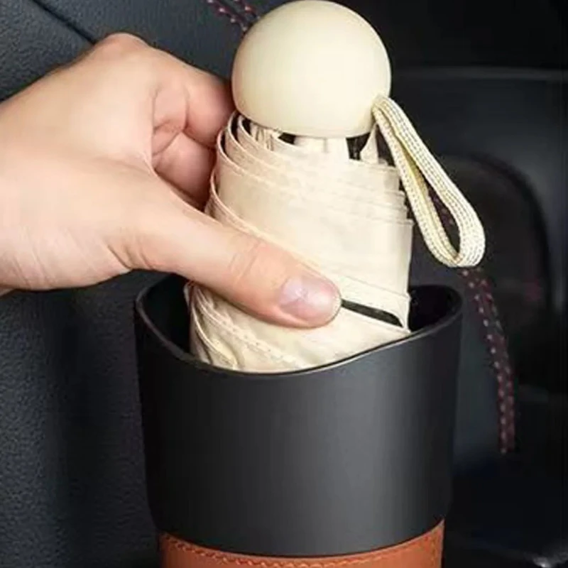 Car Central Control Storage Box Cup Holder Trash Can Interior Organizer For BAIC Jishi Polestone 01