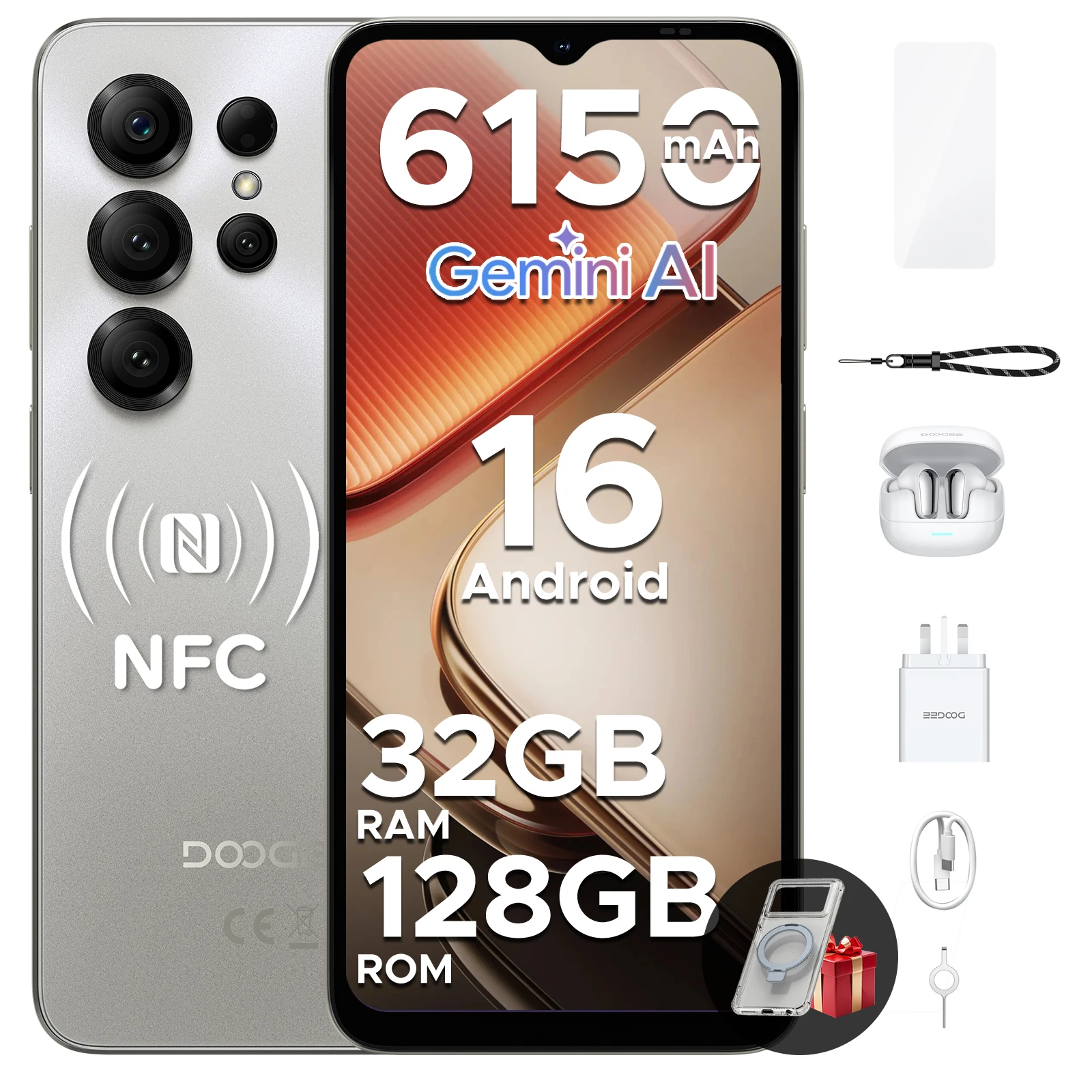 DOOGEE Note56X Pro VIP Edition Android Smartphone 16 