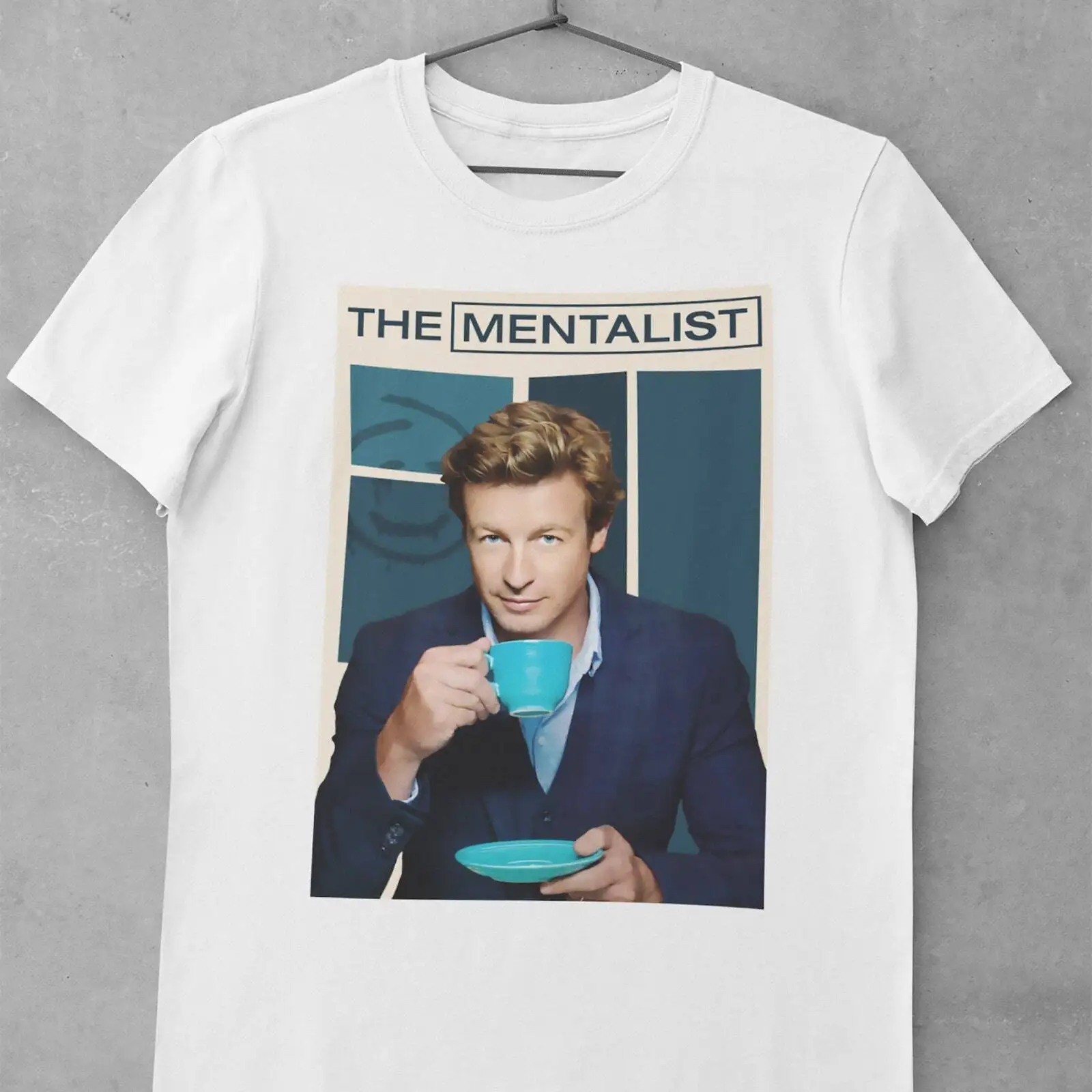 Vintage T Shirt The Mentalist Patrick Jane Detective Series For Simon Baker