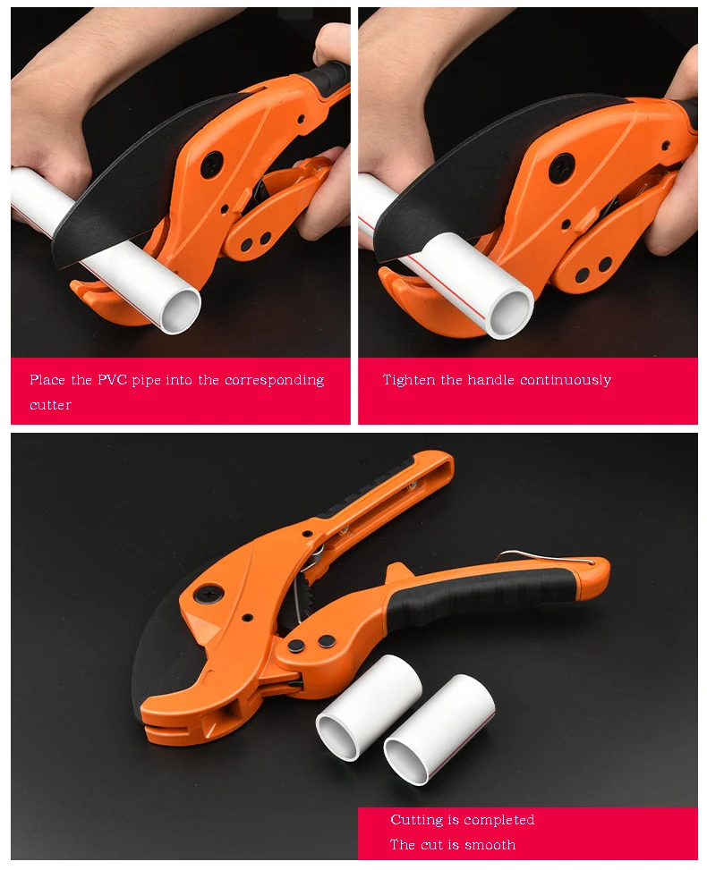 PPR Schere SK5 Klingen Professionelle PVC Rohr Schneiden Messer Rohr Messer Schere Rohr Schneider Klempner Spezielle Hand Werkzeuge – Detail 10