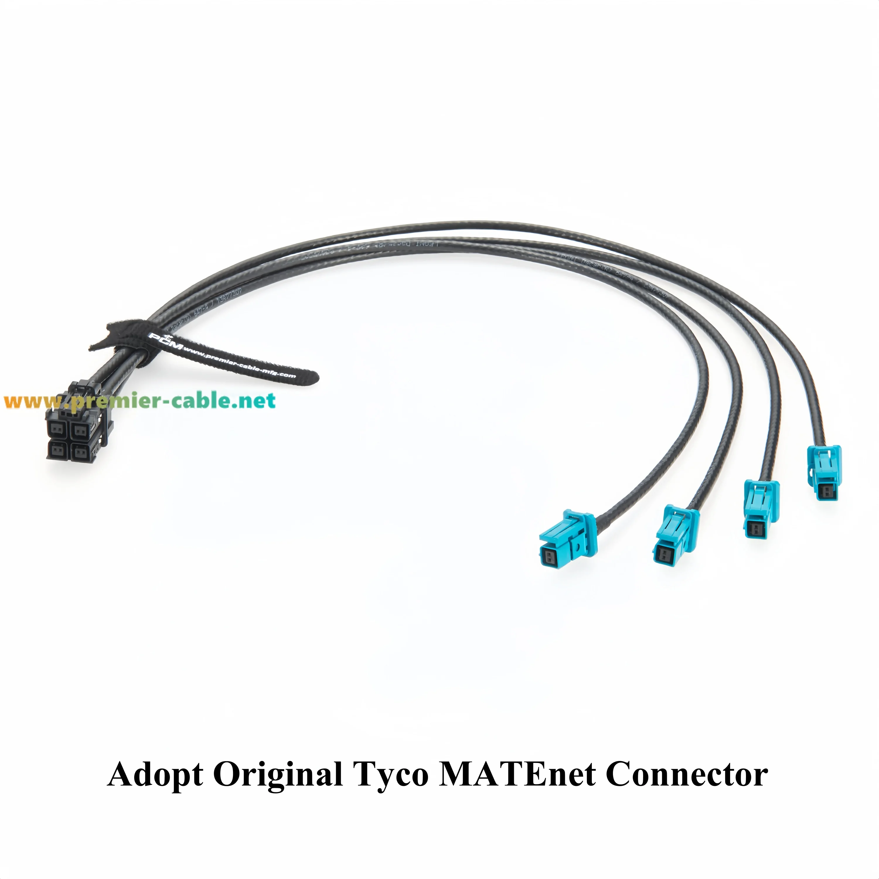 4 In 1 MATEnet 기가비트 차량용 이더넷 하네스, 기존 TE 4 포트 MATEnet 자동차 연결 케이블 2394102 -1까지 2302510 -9