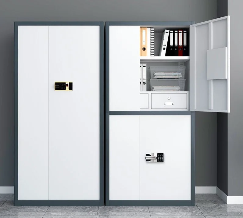 

Factory Wholesale Office Filing Storage Cabinet Large Capacity 2 Drawers Steel Material with Lockable Feature Fingerprint Safe