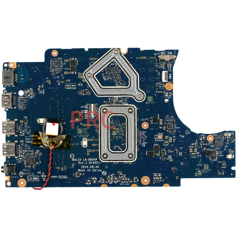 Imagem -05 - Placa-mãe para Dell Inspiron 5565 Placa-mãe Laptop La-d804p e2 a6 a9 2160890010 2g 4g 0k6473 0myx0f