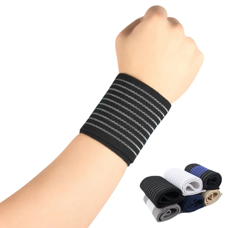 1PCS Sports Fitness Bracers Elastic Bandage Hand Wrist Strap Wrap Sport Wristband Adjustable Stretchy Wrist Protector