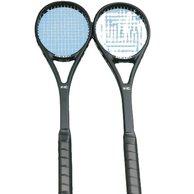 37 Dessert Tennis Racquet Carbon Fiber Racquet Face Professional Trainer Single Player Tennis Racket To Improve Hitting Accuracy