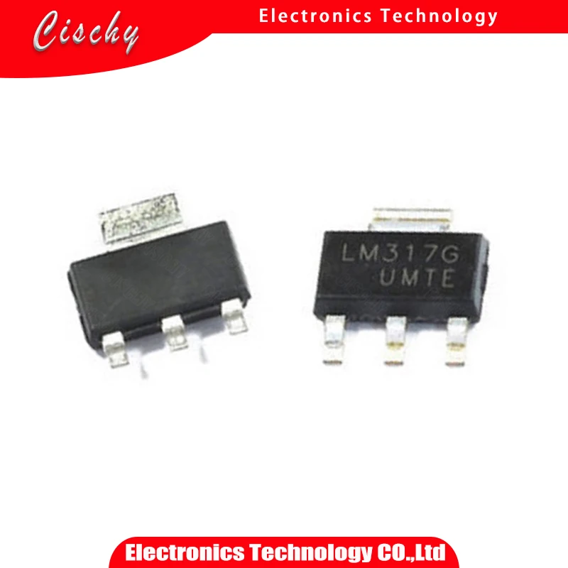 10pcs/lot LM317K SOT223 LM317 SOT-223 317 SOT SMD new and original IC Chipset In Stock