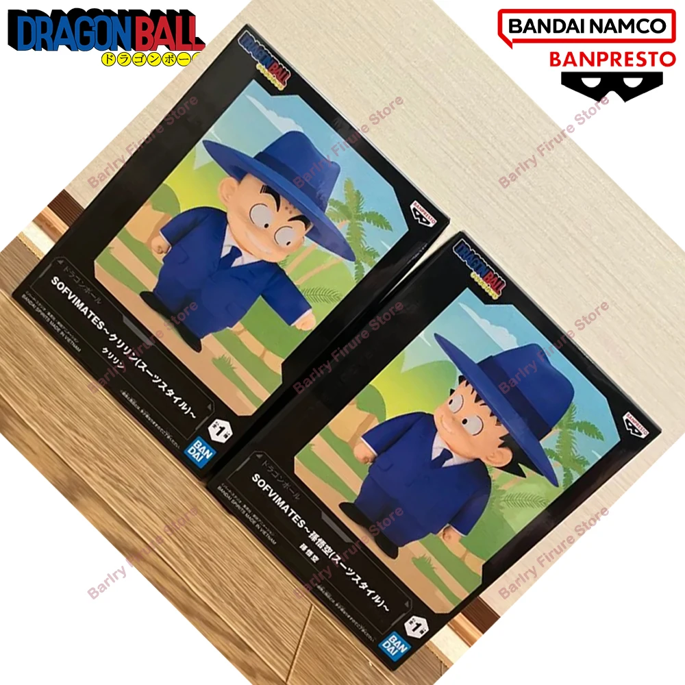 

SOFVIMATES Dragon Ball Krillin Son Goku Костюм Стиль Аниме Фигурка Оригинальная модель BANPRESTO Коллекция игрушек Подарок для детей