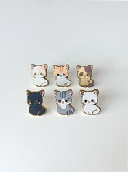 Mini Cat Pals  Enamel Pins
