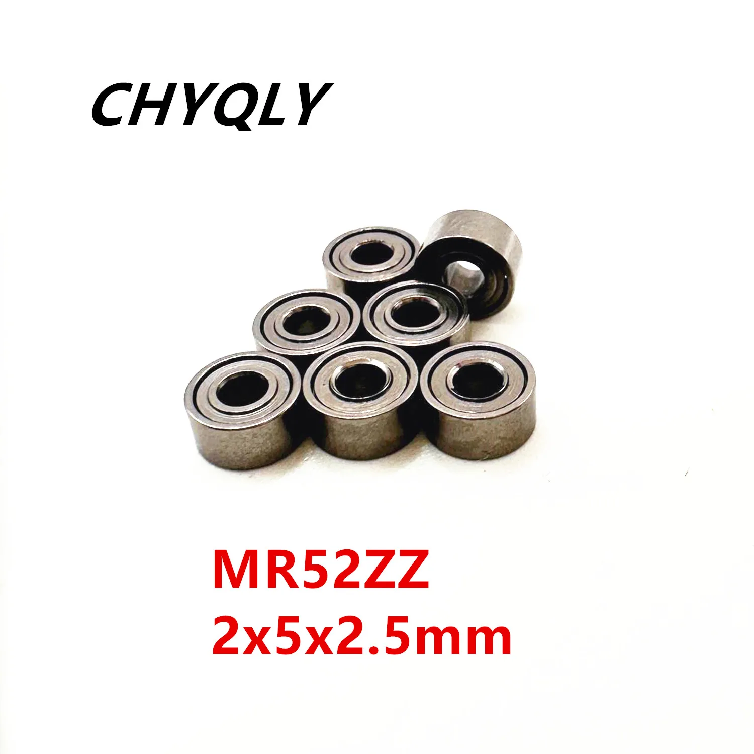 50Pcs MR52ZZ L-520ZZ 2x5x2.5 mm Deep Groove Ball Bearing Miniature Bearings Model Toy MR52Z MR52 Advanced High Quality