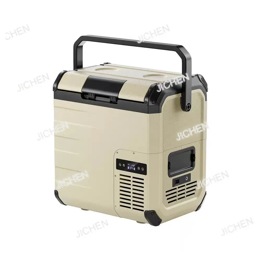Congelador portátil para coche JC 12V/24V 10L, refrigerador con compresor para coche, enfriador eléctrico de viaje de bajo ruido y ahorro de energía para coche SUV/camión/R