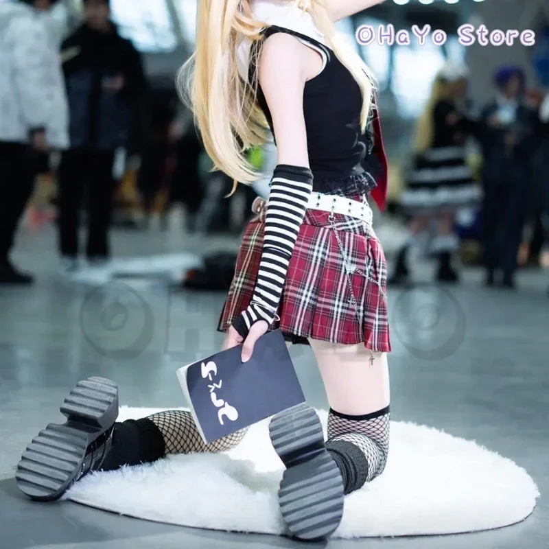 EE01 زي الموت التأثيري ميلا أماني كوسبلاي دلبوت ملاحظة فستان مثير يومي قلادة التسامي Y2K الزي الرسمي للهالوين & 0Ww