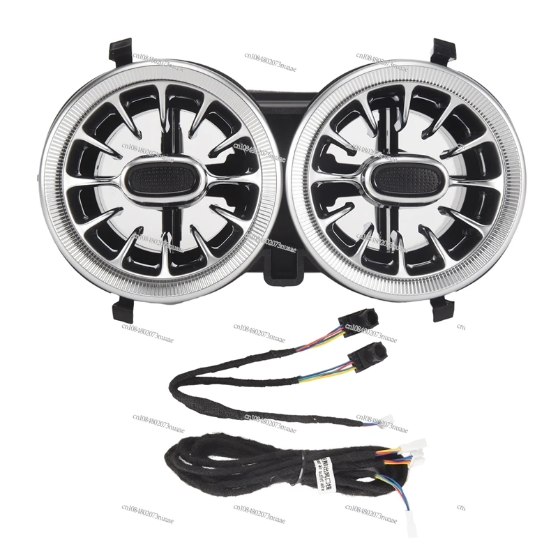 

For Mercedes-Benz A-Class W177 2019-2024 64 Colors Rear Air Conditioner Outlet LED Ambient Light Lamp Turbine Air Vent