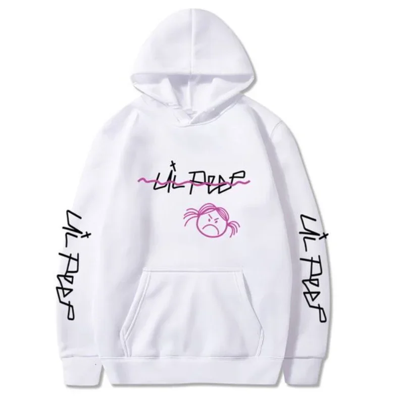 

Мужская и женская толстовка Sudaderas, уличная модная толстовка с капюшоном, топ Lil Peep, мужские толстовки, пуловеры с капюшоном, кофты Bluzy