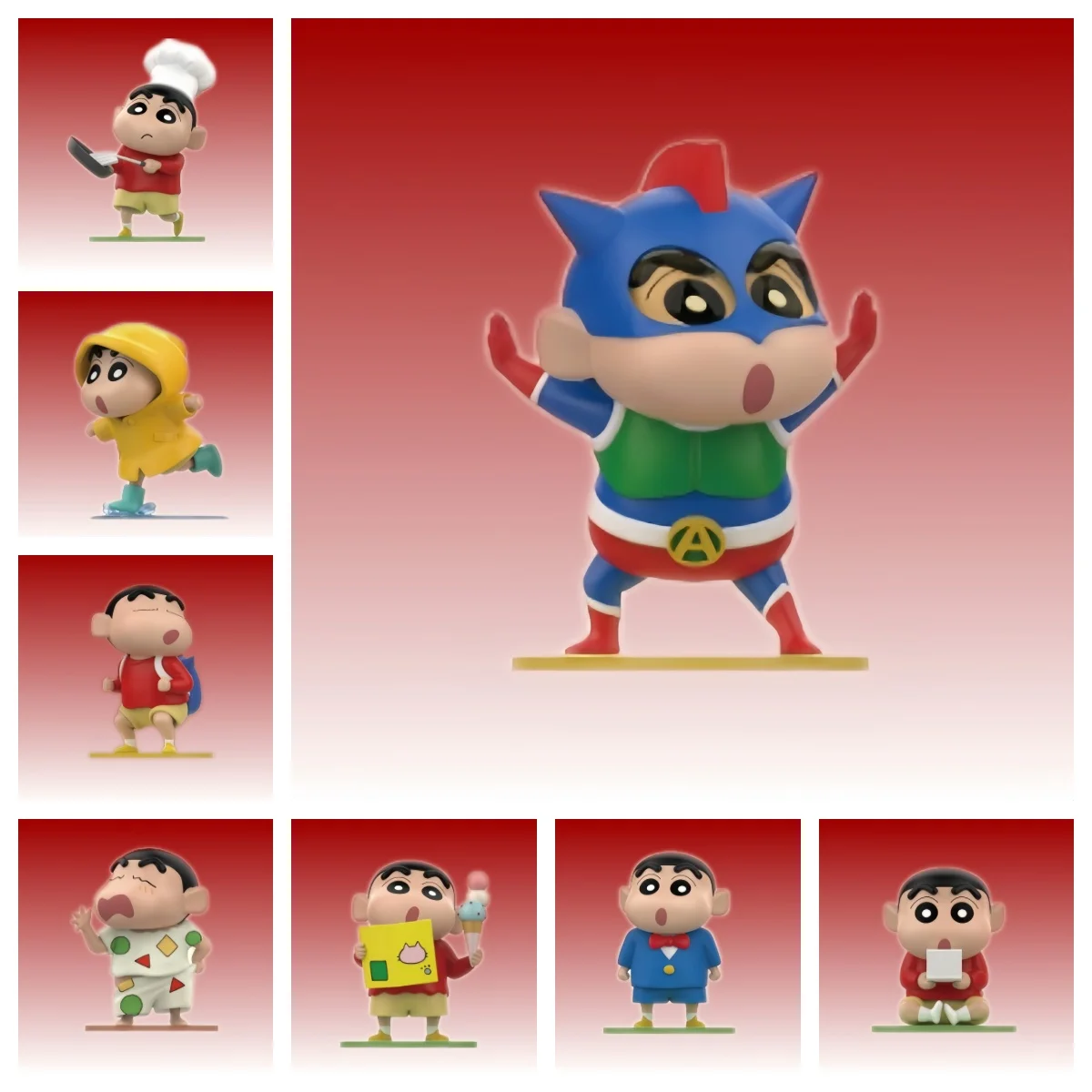 

Crayon Shin-chan Weekend Series Blind Box Action Figure Mystery Box Cute Anime Character Kawaii Home Decor Toy for Kids Gift