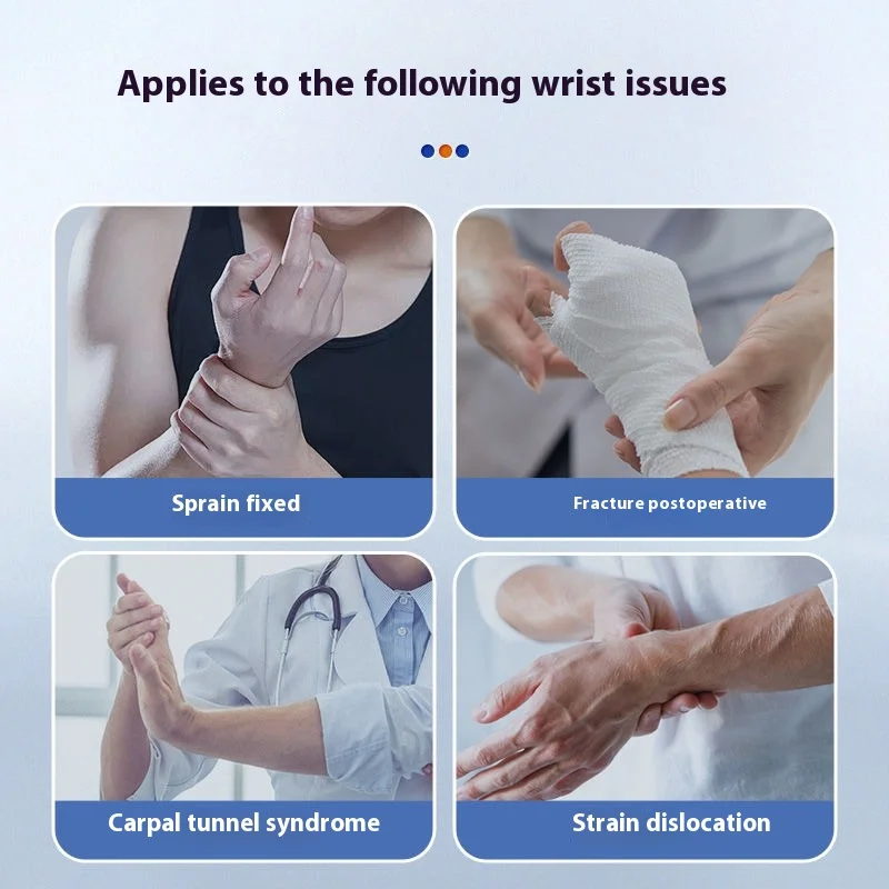 Medical Wrist Fixator Wrist Injury Bracer Fracture Brace Splint Hand Rehabilitation Plaster Substitution Patient Tool Adjustable