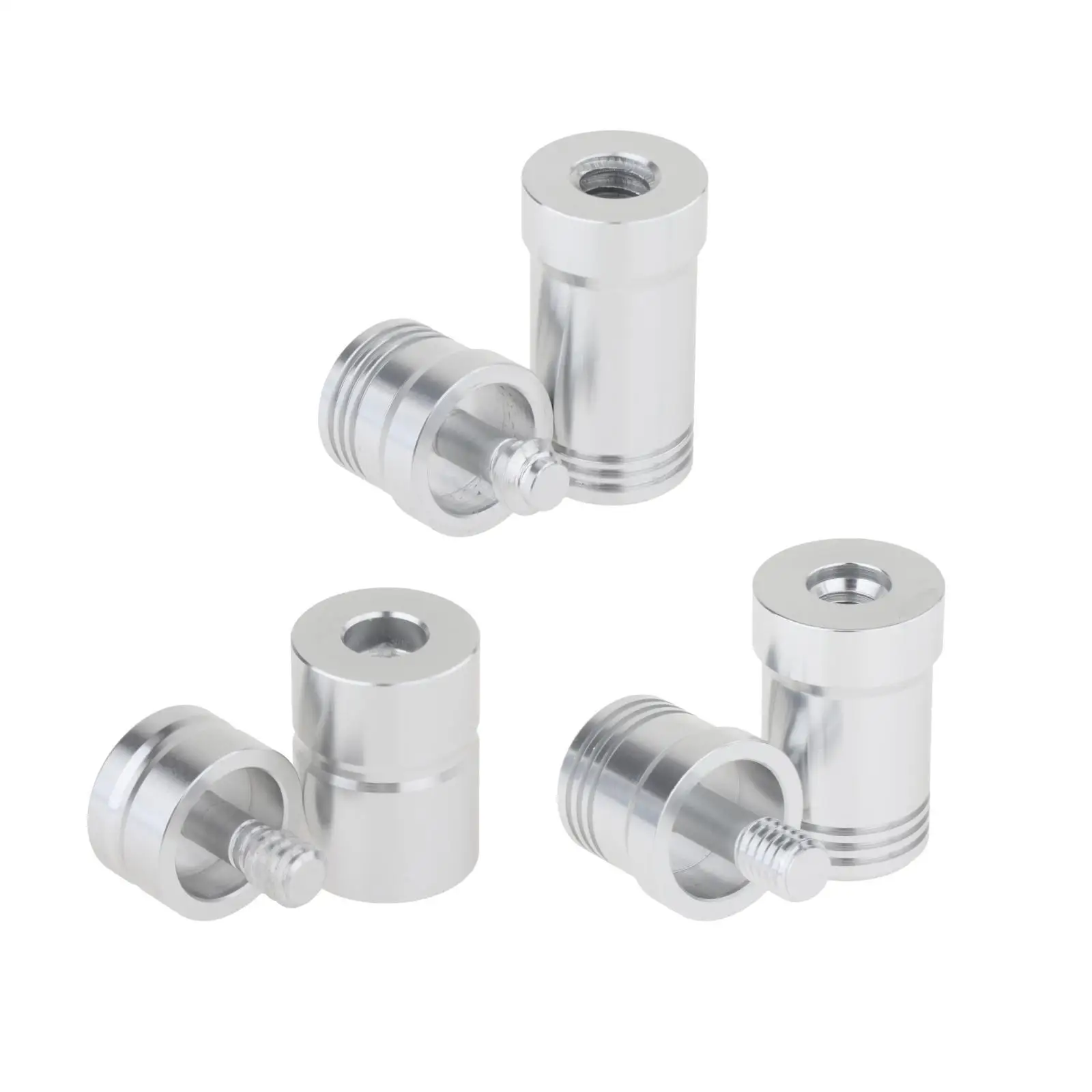 Aluminum Billiard Cue Joint Protector Set Pool Cue Thread Cap Shaft Head Guard for Snooker Table Accessories and Supplies