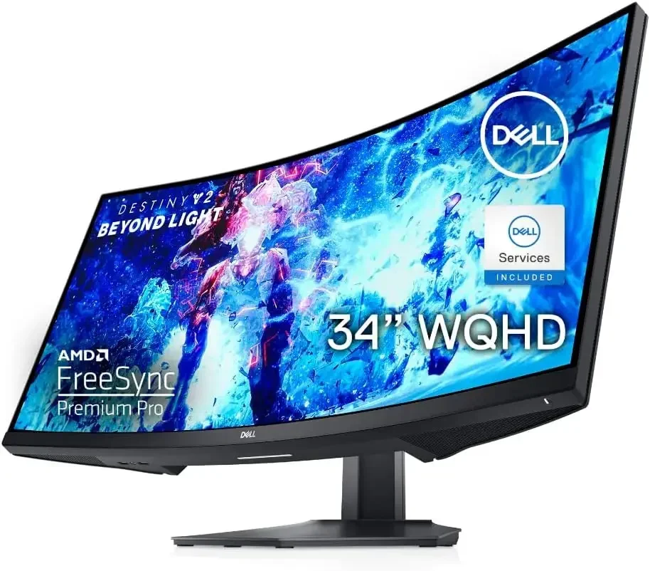 

FREE SHIPPING.Curved Gaming, 34 Inch Curved Monitor with 144Hz Refresh Rate, WQHD (3440 x 1440) Display, Black - S3422DWGNEW