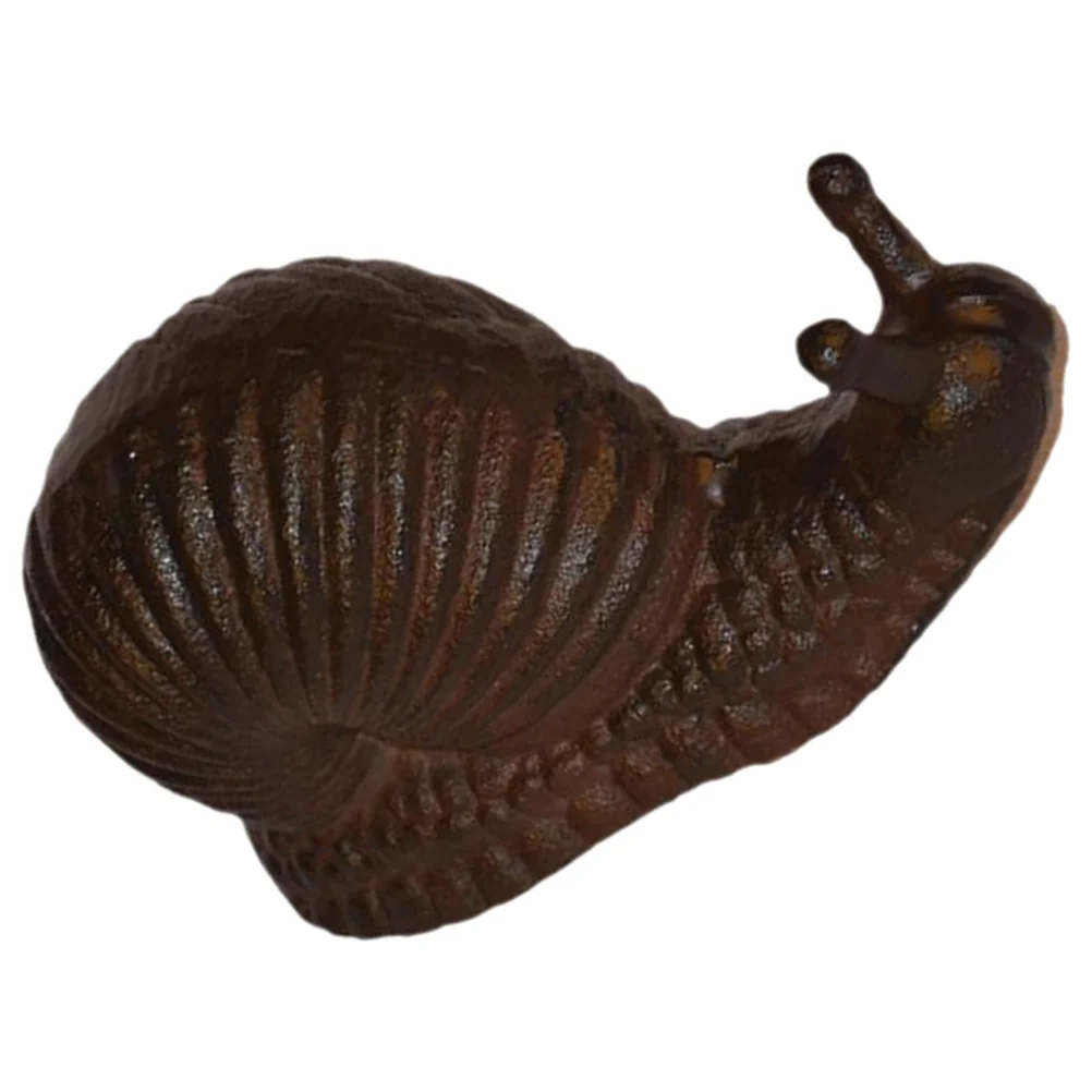 

Iron Snail Ornaments Decor Outdoor Sculpture Tabletop Animal Craft Clothes Racks Prop Simulation Key