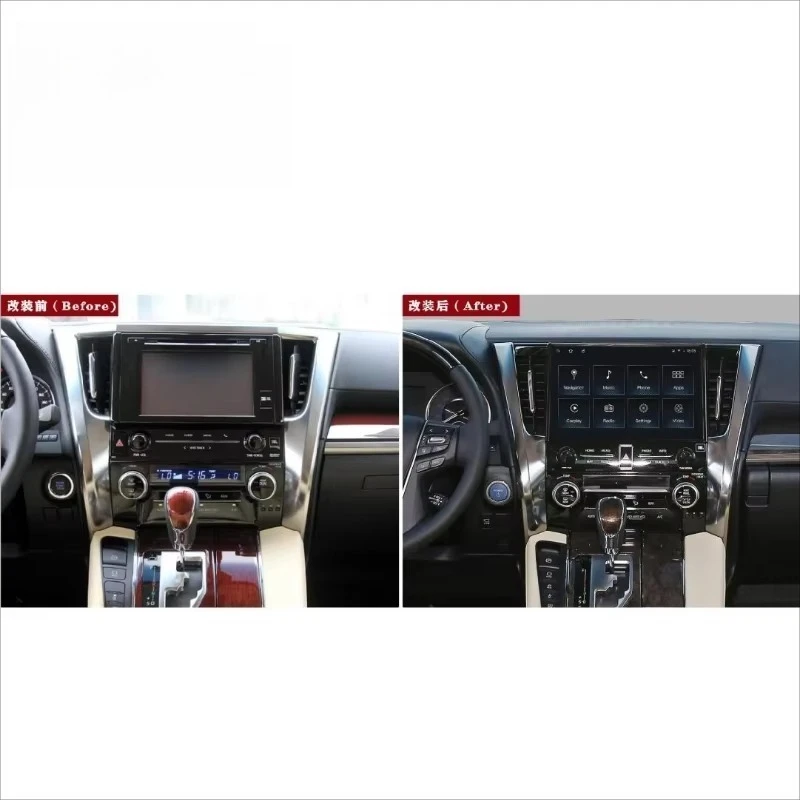 11.2Inch for Alphard 30 Upgrade 35 Series 2015-2021 Android Navigation USB WiFi Multimedia Video Player Touchscreen Car