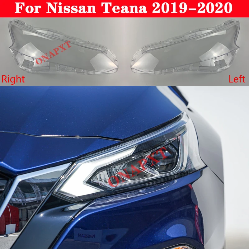 Auto Light Caps For Nissan Teana Altima 2019-2020 Car Headlight Cover Transparent Lampshade Lamp Case Glass Lens Shell