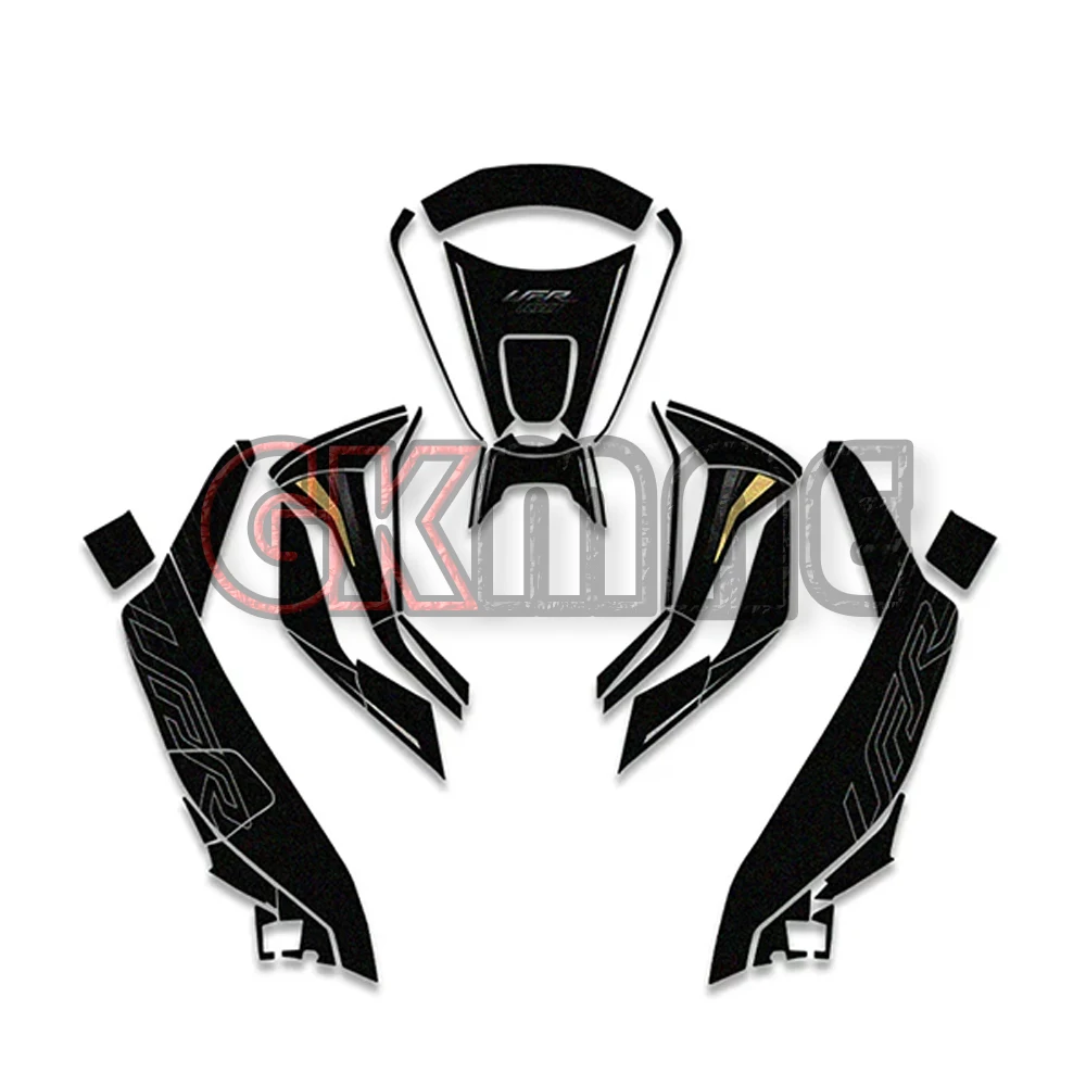For Burgman 15 150 UFR150 Motorcycle Modified Anti-slip Anti-scratch Wear-resistant Fuel Tank Sticker Matte Texture Decor Decal