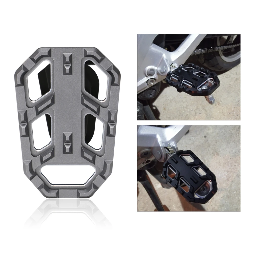 

​For BMW R1200GS G310GS S1000XR F850GS F750GS R Nine T Scrambler Urban GS Motorcycle Billet Wide Foot Pegs Pedals Rest Footpegs