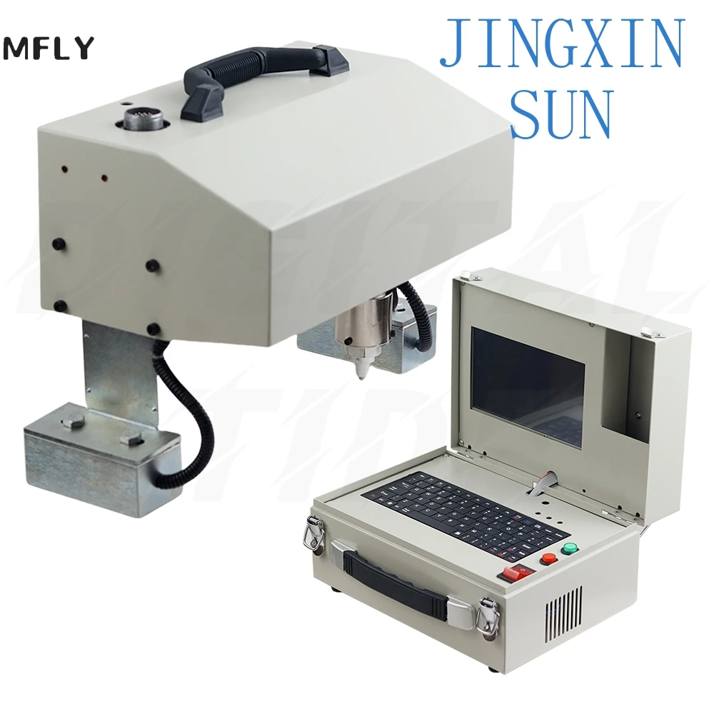 Nameplate Marking Machine Electric Engraver 180x110MM Portable Car Frame Marking Equipment for Metal Parts