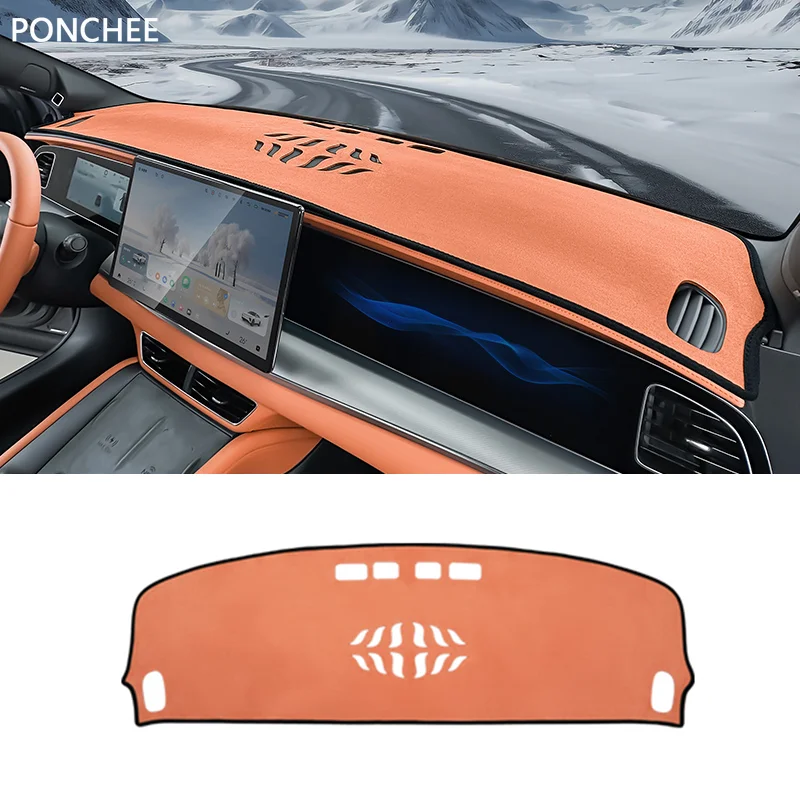 

For BYD Sealion 7 2024 Dashboard Light-blocking Pad Flip Plush Light-blocking Pad Light Shield Sunshade Automobile Supplies