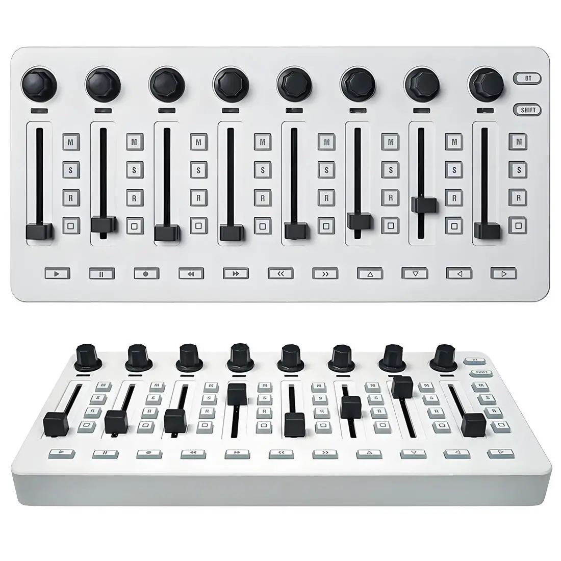 MIDI Controller Mixer, 8 Encoders, Software Control, USB MIDI Interface, Audio Mixing, Instrument Recording, Studio Equipment