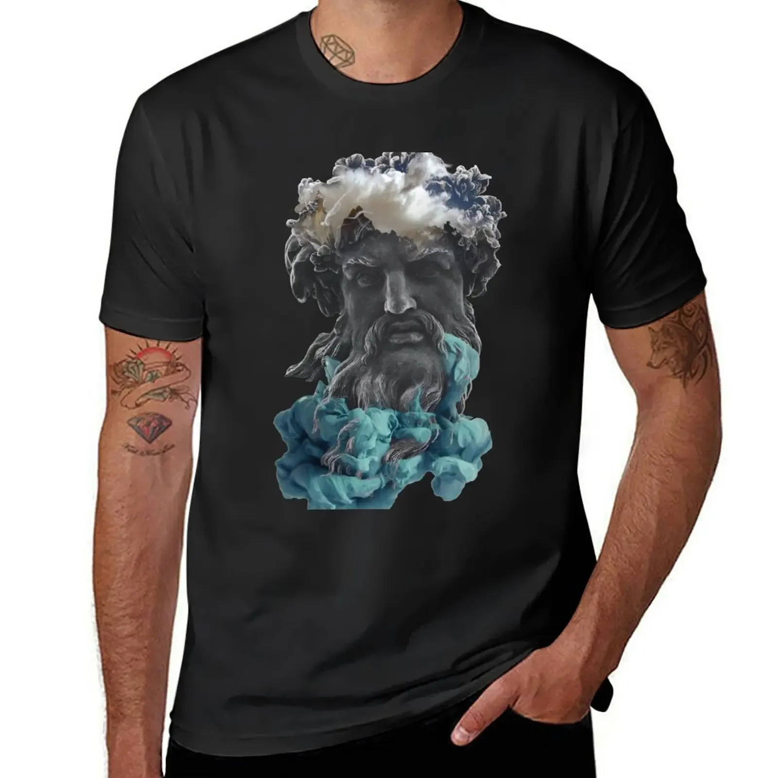 Zeus T-Shirt plus sizes Blouse blue archive heavy weight t shirts for men