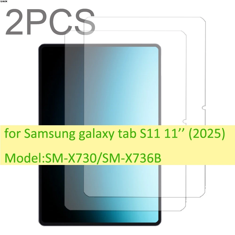 

2PCS Tempered glass screen protector for Samsung galaxy tab S11 2025 SM-X730 SM-X736B tablet protective film