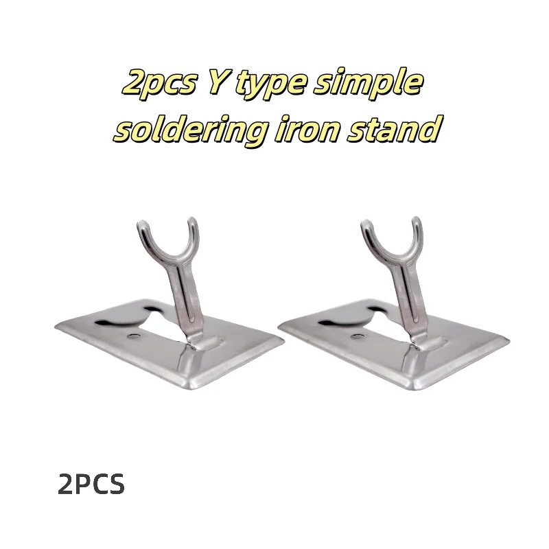 2pcs 50x80mm YType Soldering Iron Stand Holder With Solder Sponge Simple Electric Soldering Iron Support Frame No soldering iron