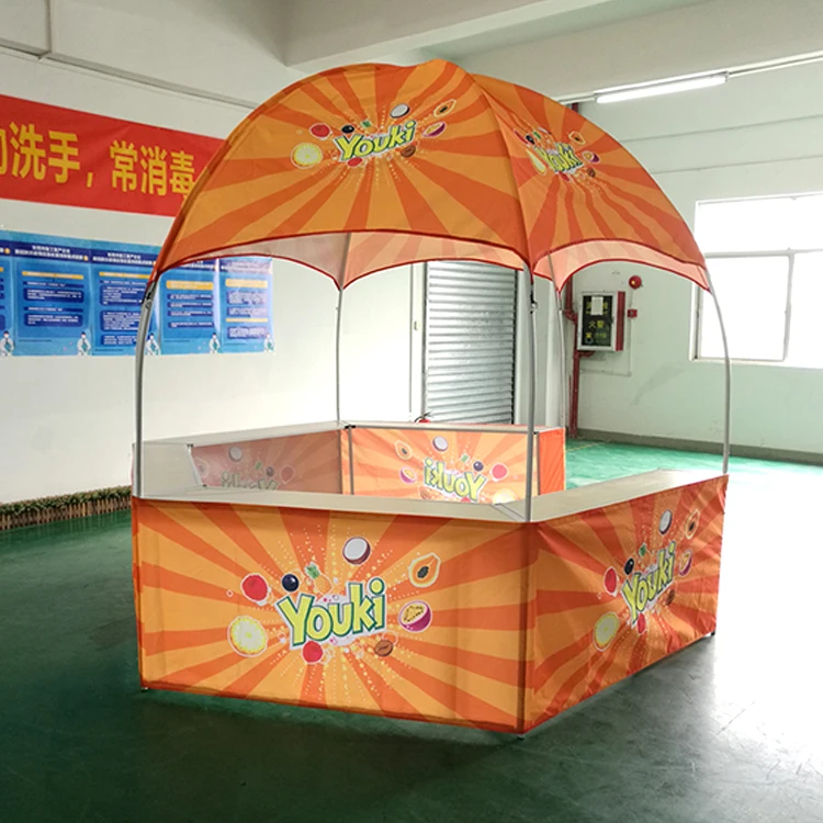 FEAMONT CUSTOM outdoor hexagon Mini gazebo tent foldable kiosk dome tent for sale