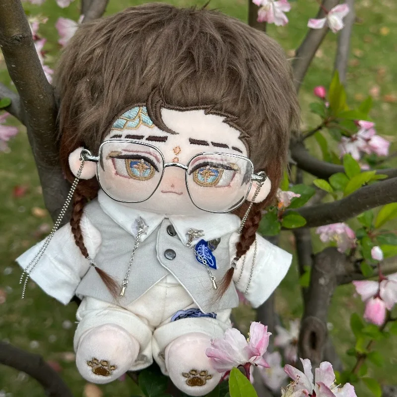 

20 см аниме игра Identity V профессор Kawaii косплей мягкая хлопковая кукла тело со скелетом Luchino мультяшные игрушки фигурки фанаты подарки