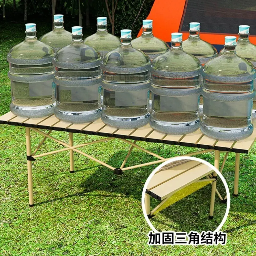 Outdoor Folding Table Portable Camping Table and Chair Picnic Equipment Camping Egg Roll Table Storage Pliante Mesa Furniture